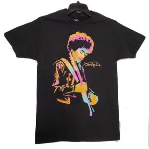 Jimi Hendrix Psychedelic Graphic T Shirt -  Official Tee - Women's S